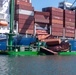 Unified Command, U.S. Coast Guard respond to container incident at the Port of Long Beach, California.
