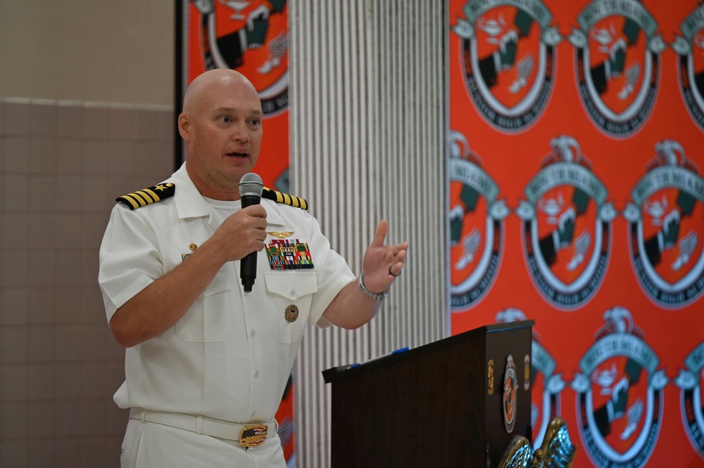 Ronald Reagan CO Joins South Miami Students for 9/11 Ceremony