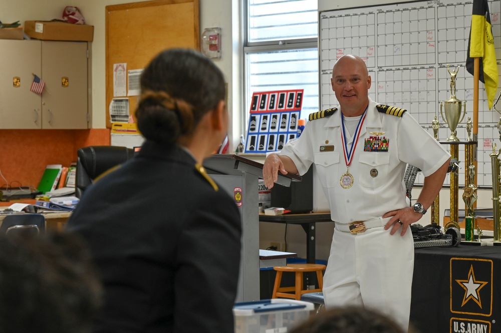 Ronald Reagan CO Joins South Miami Students for 9/11 Ceremony