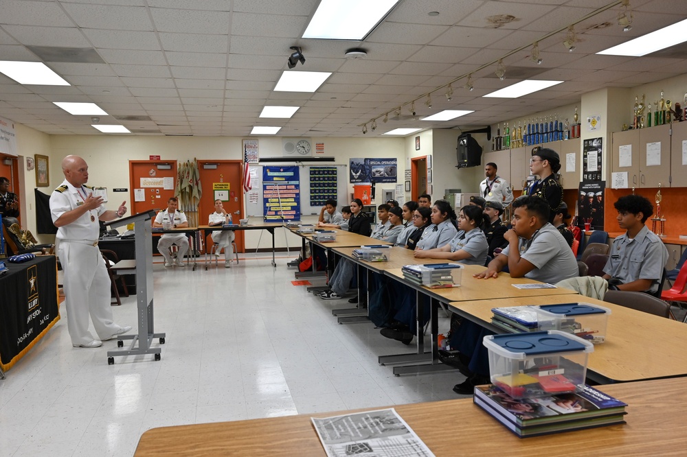 Ronald Reagan CO Joins South Miami Students for 9/11 Ceremony