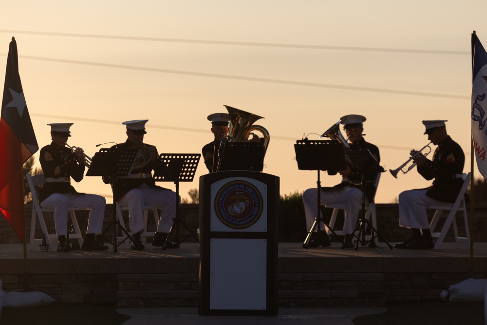 Camp Pendleton Hosts 83rd Annual Evening Colors Ceremony