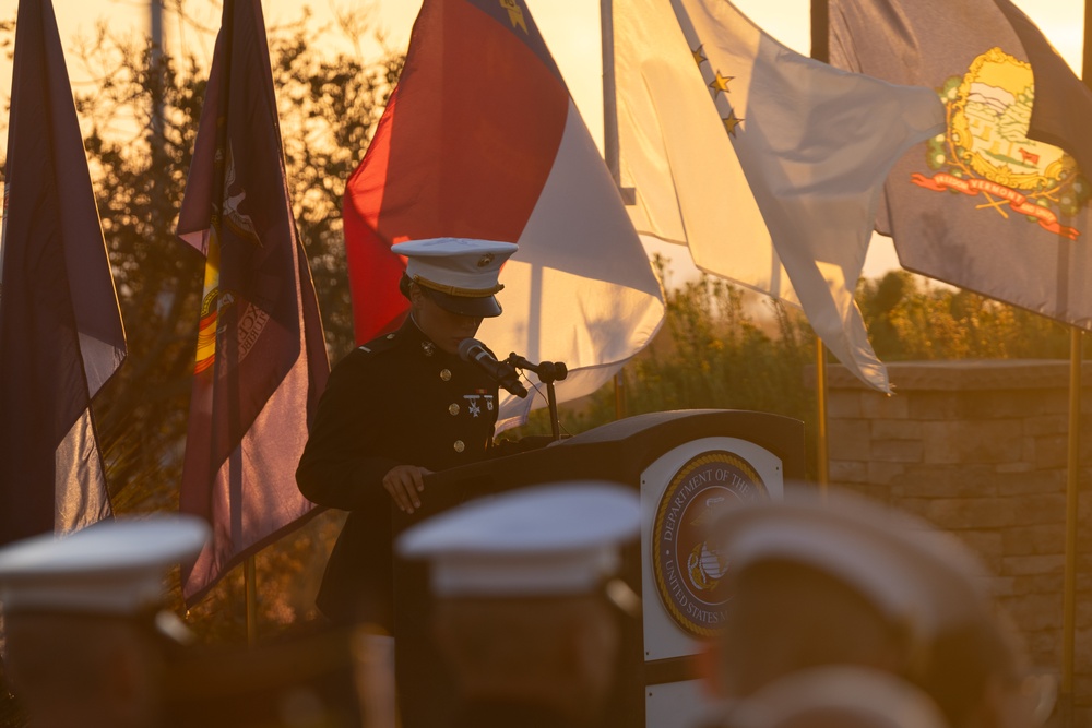 Camp Pendleton Hosts 83rd Annual Evening Colors Ceremony