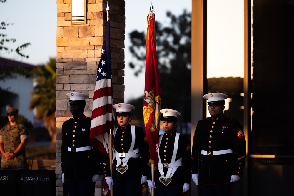 Camp Pendleton Hosts 83rd Annual Evening Colors Ceremony