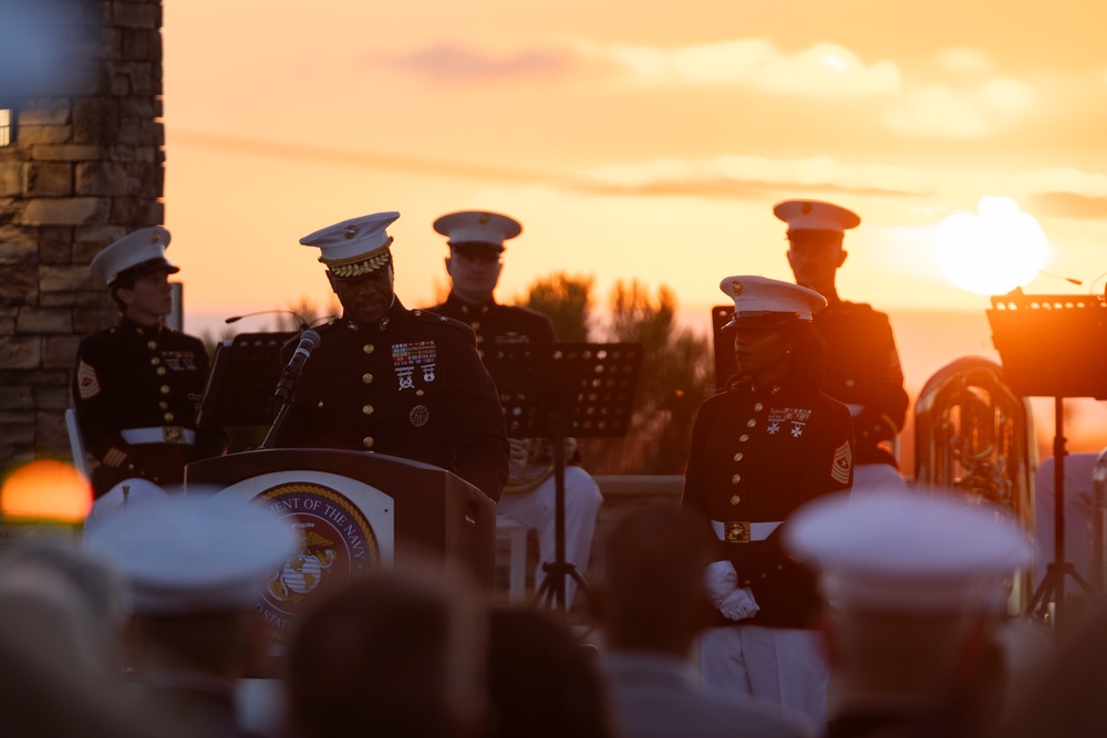 Camp Pendleton Hosts 83rd Annual Evening Colors Ceremony