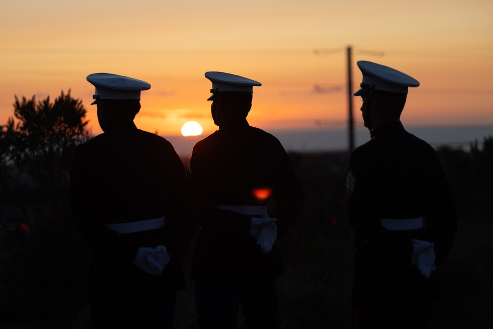 Camp Pendleton Hosts 83rd Annual Evening Colors Ceremony