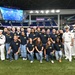 Ronald Reagan CO Swears In Future Sailors at Marlins’ 9/11 Game