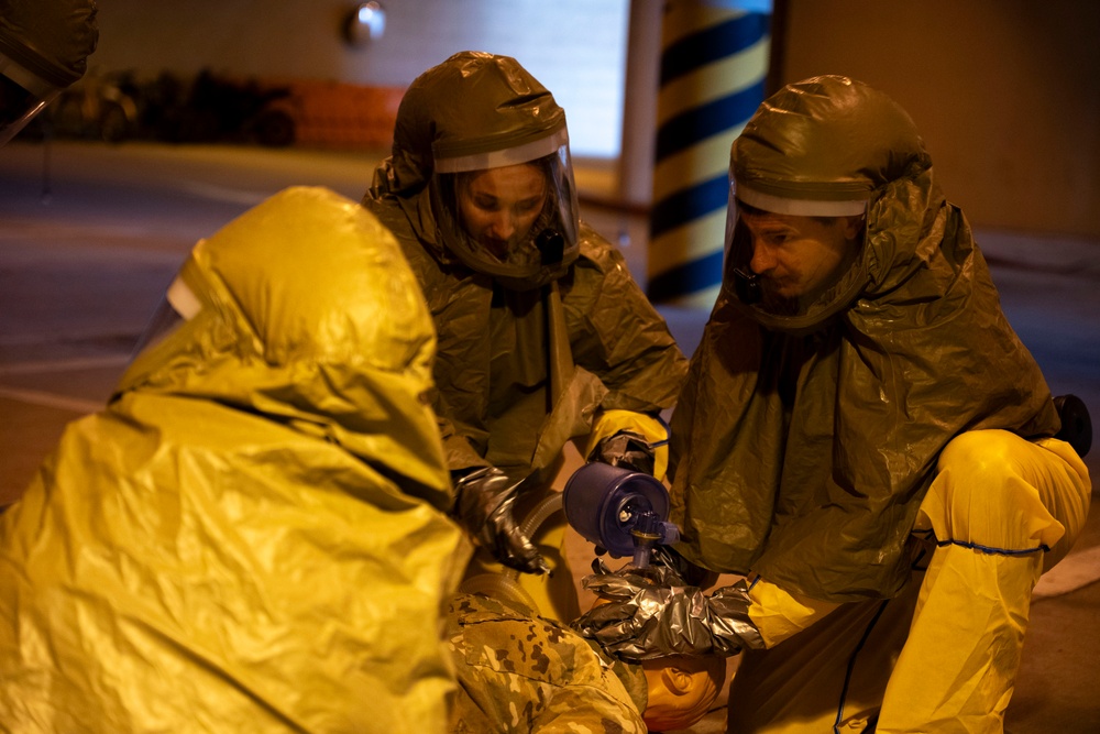 Airmen practice decontamination to sustain ‘Fight Tonight’ mission at Osan