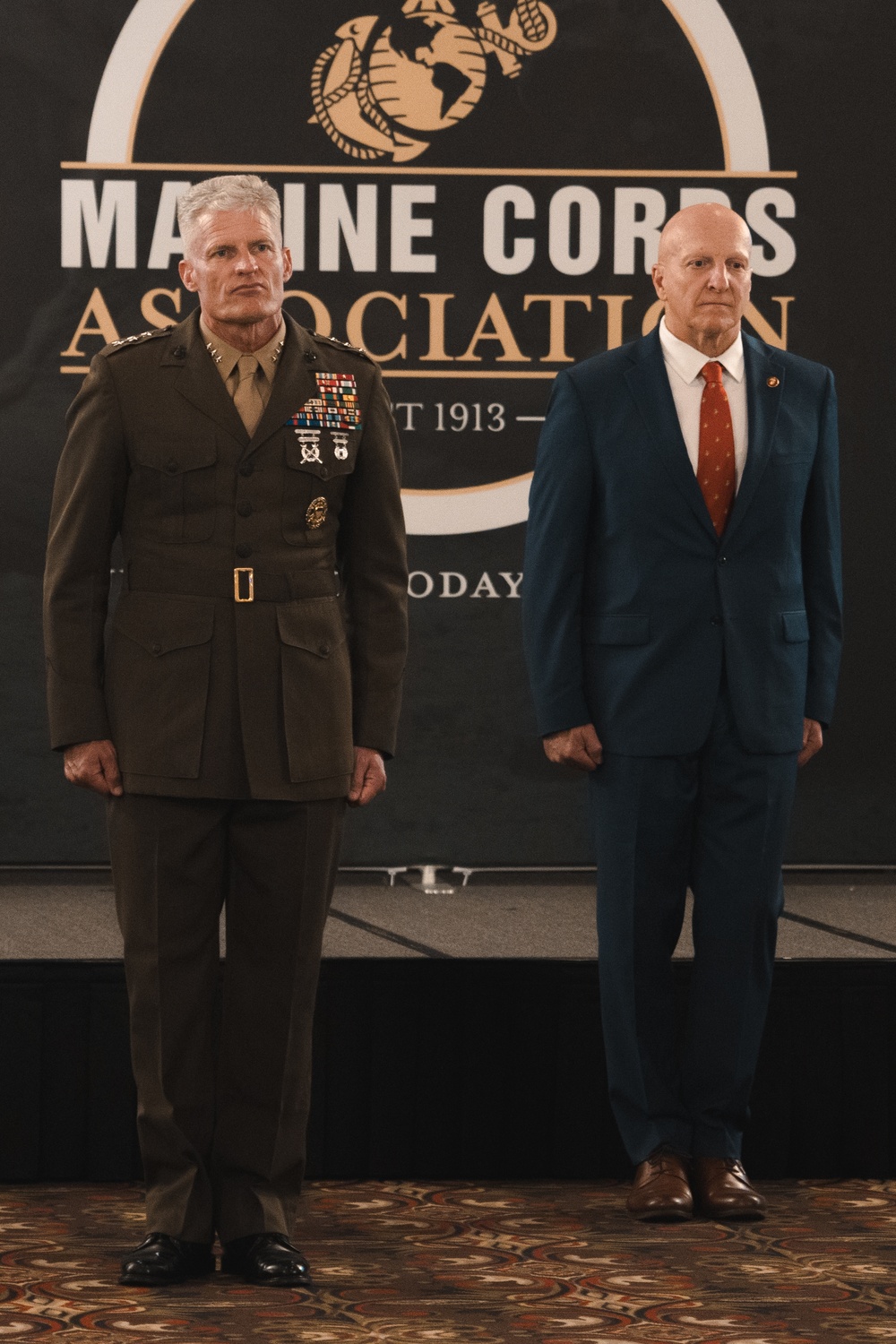 OKINAWA, JAPAN – U.S. Marines and Sailors are recognized for excellence