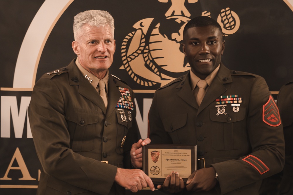 OKINAWA, JAPAN – U.S. Marines and Sailors are recognized for excellence