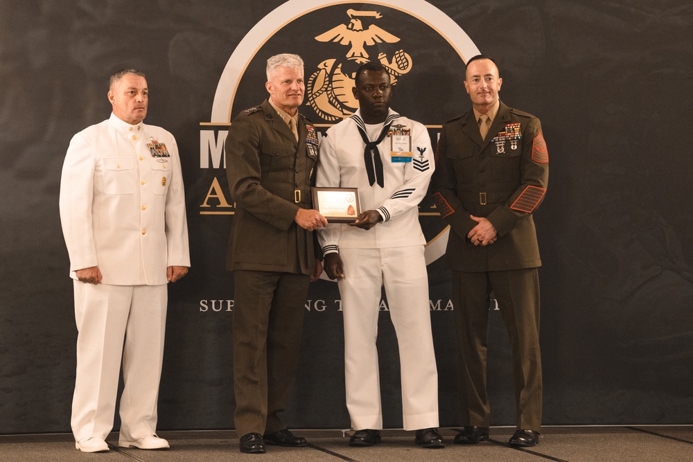 OKINAWA, JAPAN – U.S. Marines and Sailors are recognized for excellence