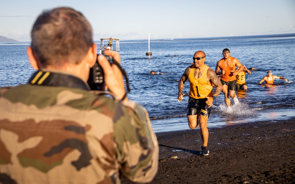 Exercise DELAYEN: 3rd ANGLICO Run Swim Run in Tahiti