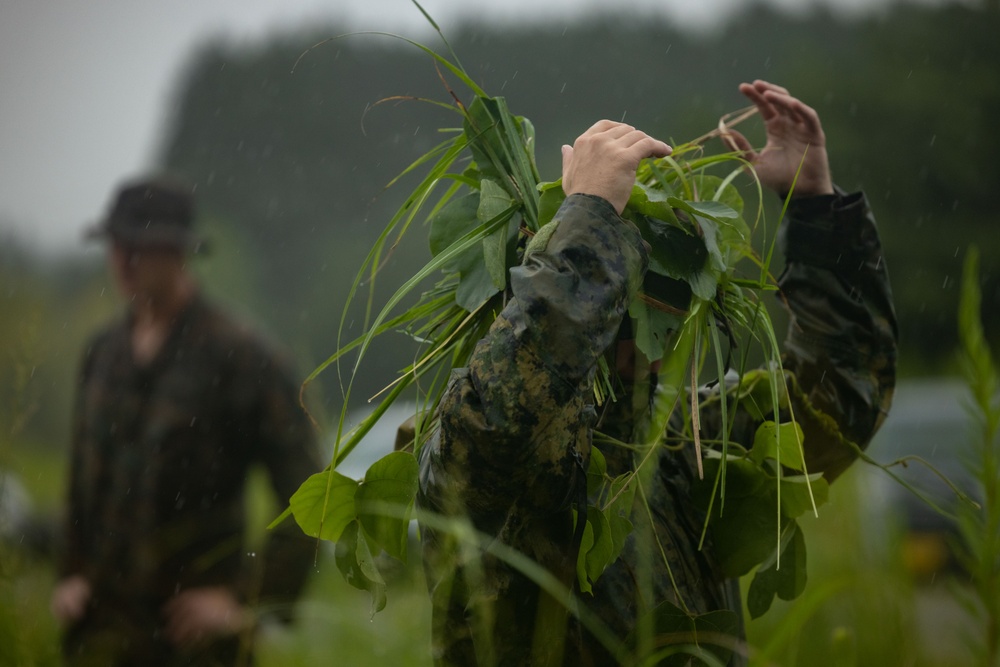 RD25 | 12th MLR Marines and Sailors Participate in a Cover and Concealment Training