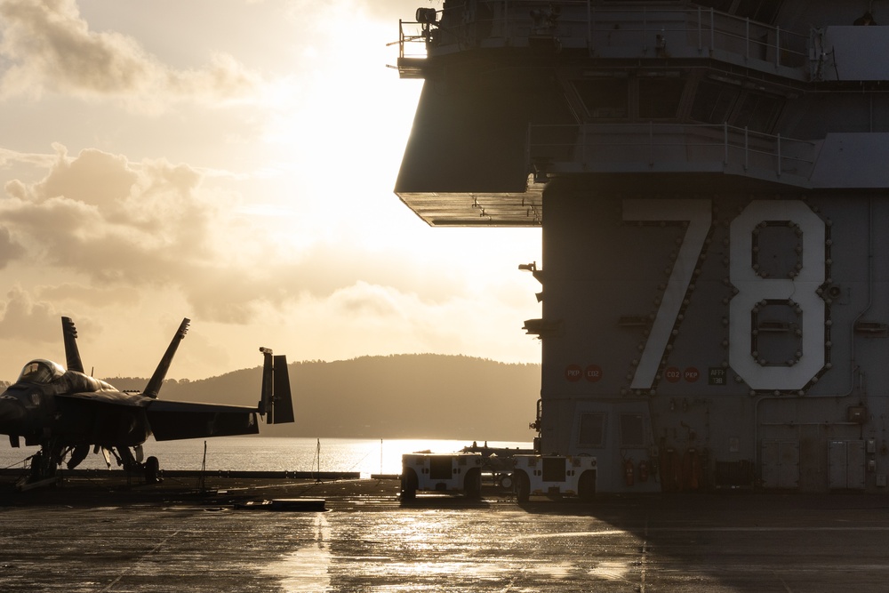 USS Gerald R. Ford (CVN 78) Arrives in Oslo, Norway