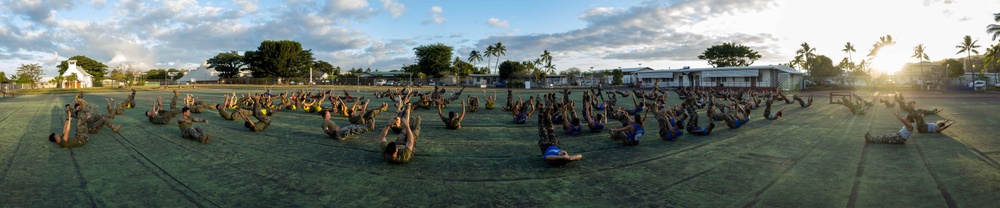 Exercise DELAYEN: 3rd ANGLICO Opening Ceremony PT and Equipment Showcase in Tahiti