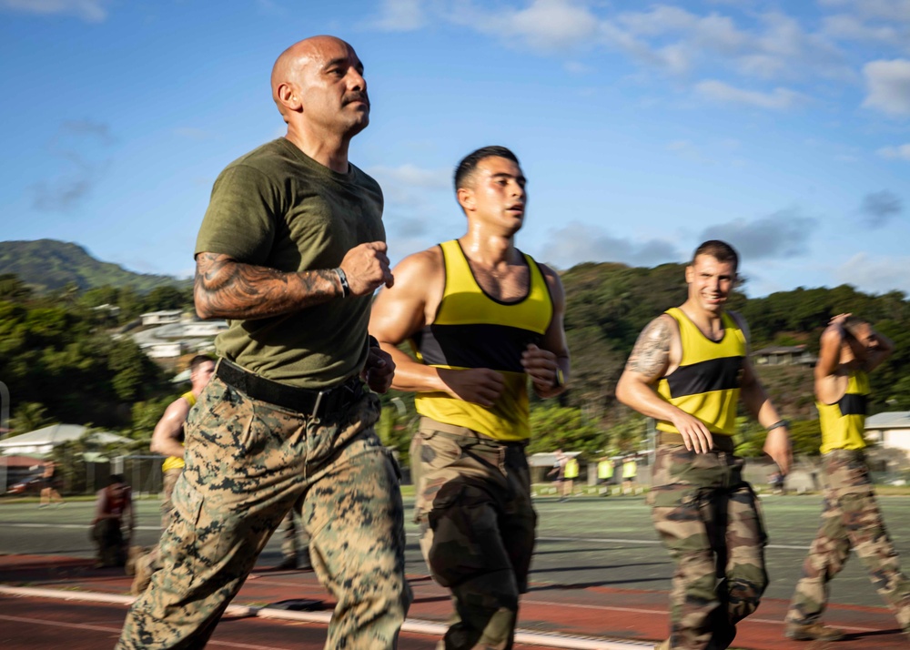 Exercise DELAYEN: 3rd ANGLICO Opening Ceremony PT and Equipment Showcase in Tahiti