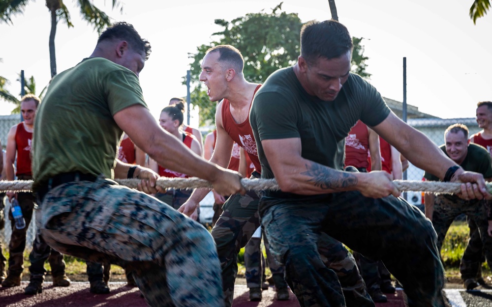 Exercise DELAYEN: 3rd ANGLICO Opening Ceremony PT and Equipment Showcase in Tahiti