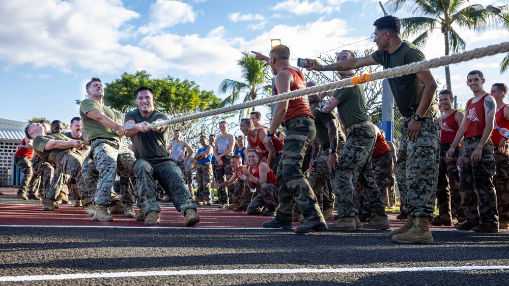 Exercise DELAYEN: 3rd ANGLICO Opening Ceremony PT and Equipment Showcase in Tahiti