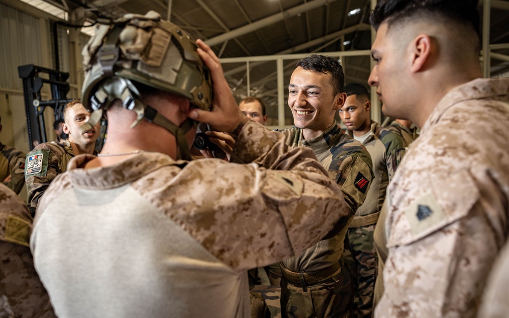 Exercise DELAYEN: 3rd ANGLICO Opening Ceremony PT and Equipment Showcase in Tahiti