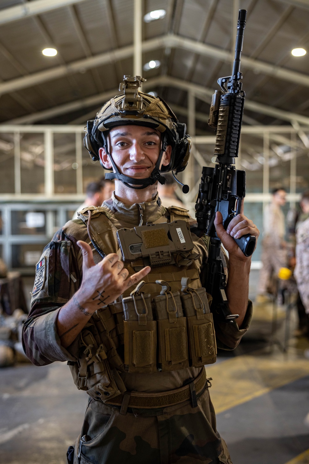 Exercise DELAYEN: 3rd ANGLICO Opening Ceremony PT and Equipment Showcase in Tahiti