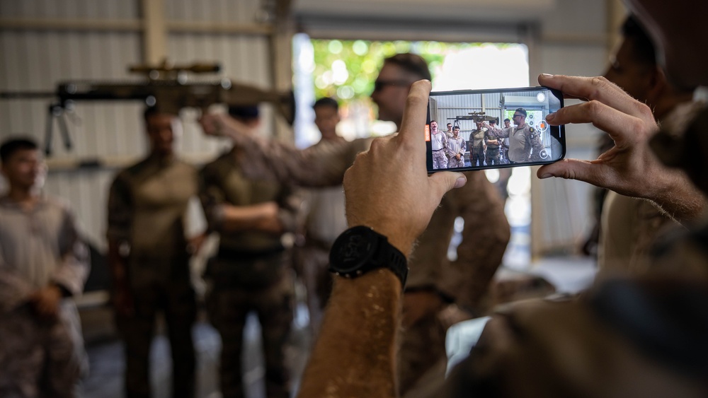 Exercise DELAYEN: 3rd ANGLICO Opening Ceremony PT and Equipment Showcase in Tahiti