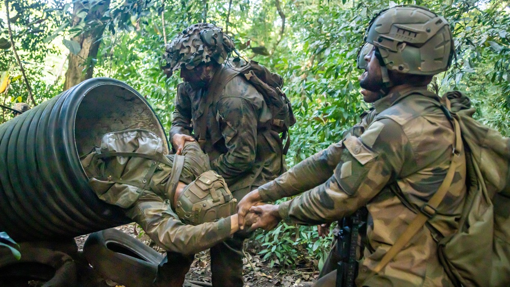 Exercise DELAYEN: 3rd ANGLICO Aito Culminating Event and Ceremony in Tahiti