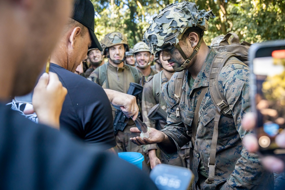 Exercise DELAYEN: 3rd ANGLICO Aito Culminating Event and Ceremony in Tahiti