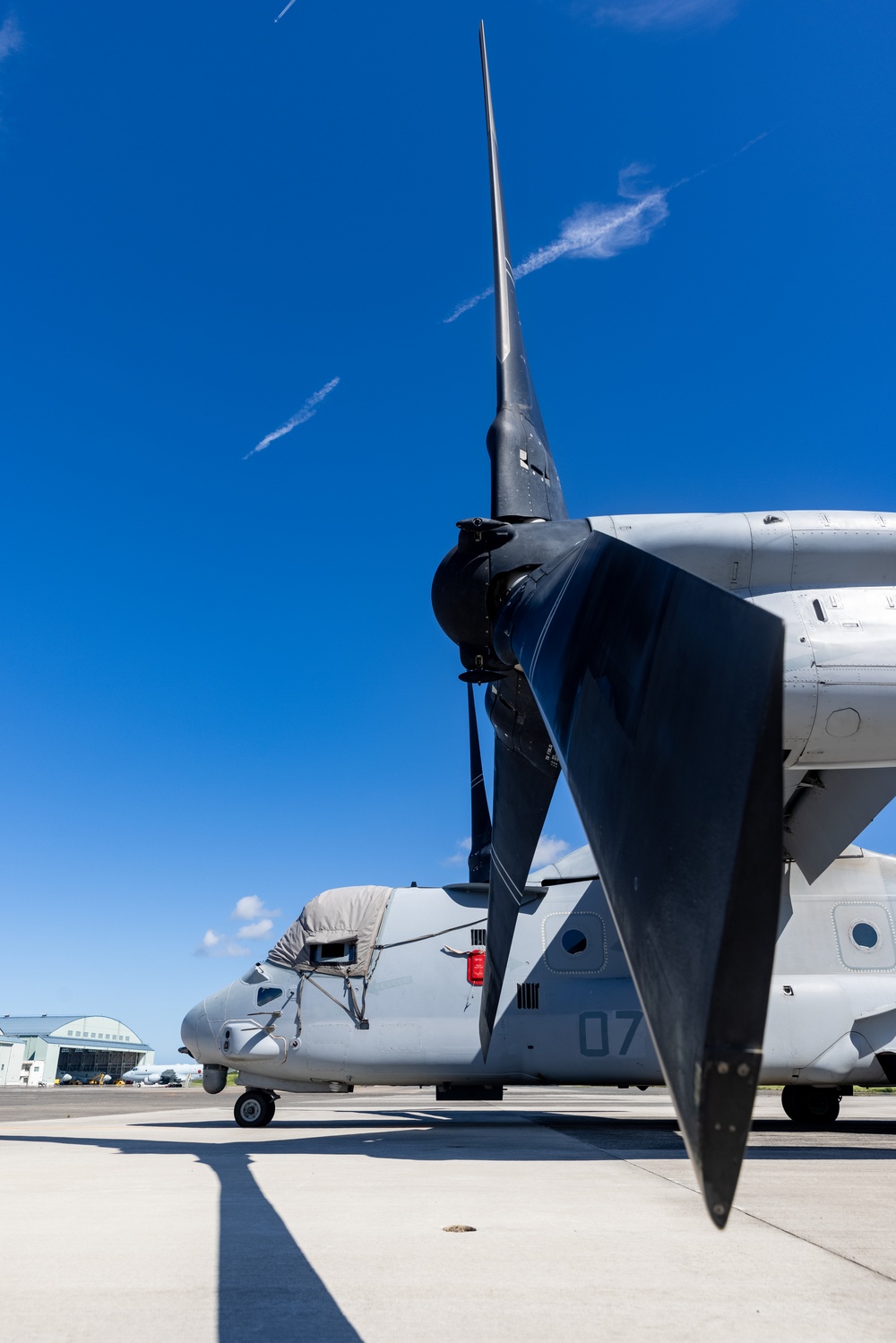 VMM-262 maintains MV-22B Osprey at JMSDF Kanoya Air Base