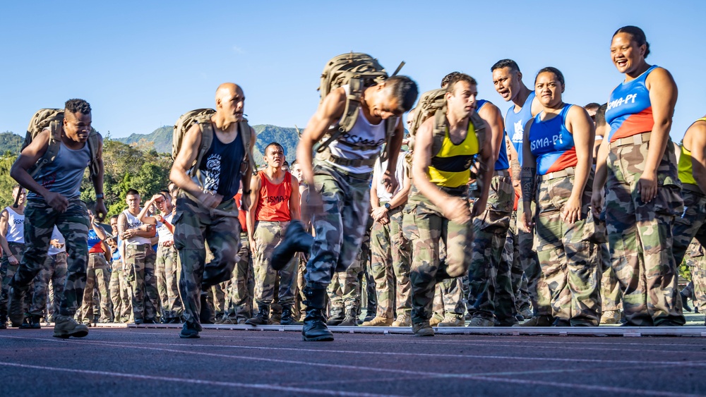 Exercise DELAYEN: 3rd ANGLICO Sports Competition in Tahiti