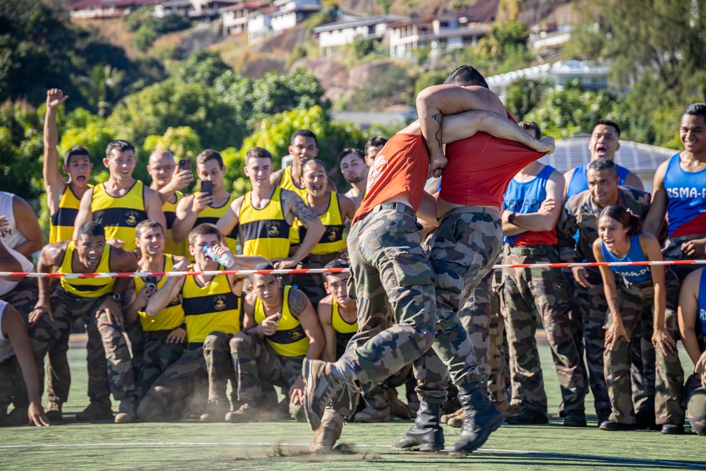 Exercise DELAYEN: 3rd ANGLICO Sports Competition in Tahiti