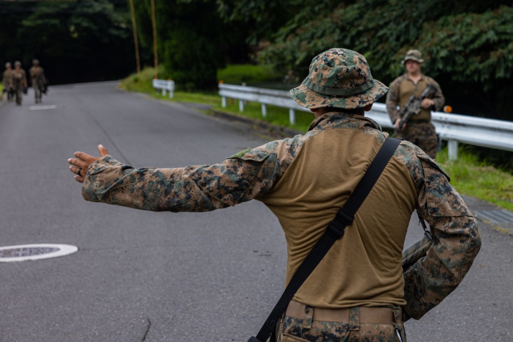 RD25 | 12th LCT Marines Rehearse Patrolling Techniques