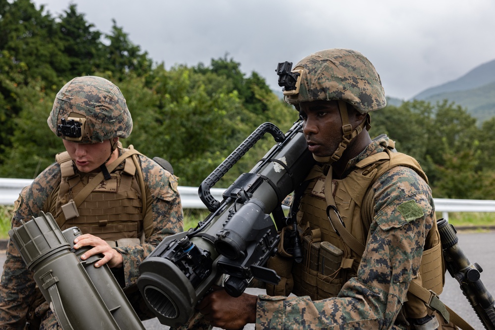 RD25 | 12th LCT Marines Rehearse Patrolling Techniques