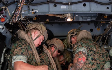 MV-22B Ospreys depart JMSDF Kanoya, transport 3rd Recon Bn. Marines in preparation for Resolute Dragon 25