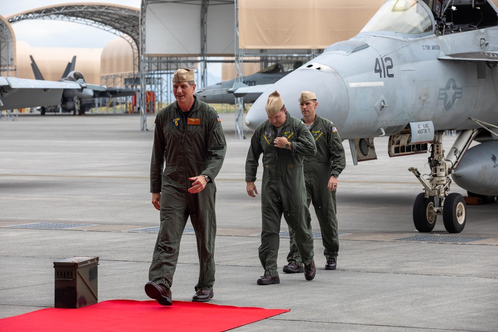 Strike Fighter Squadron (VFA) 195 Change of Command Ceremony