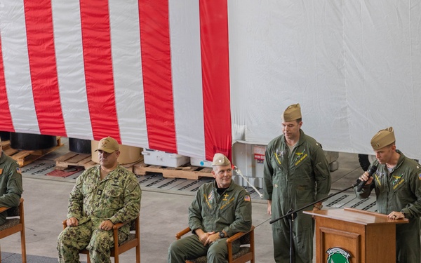 Strike Fighter Squadron (VFA) 195 Change of Command Ceremony