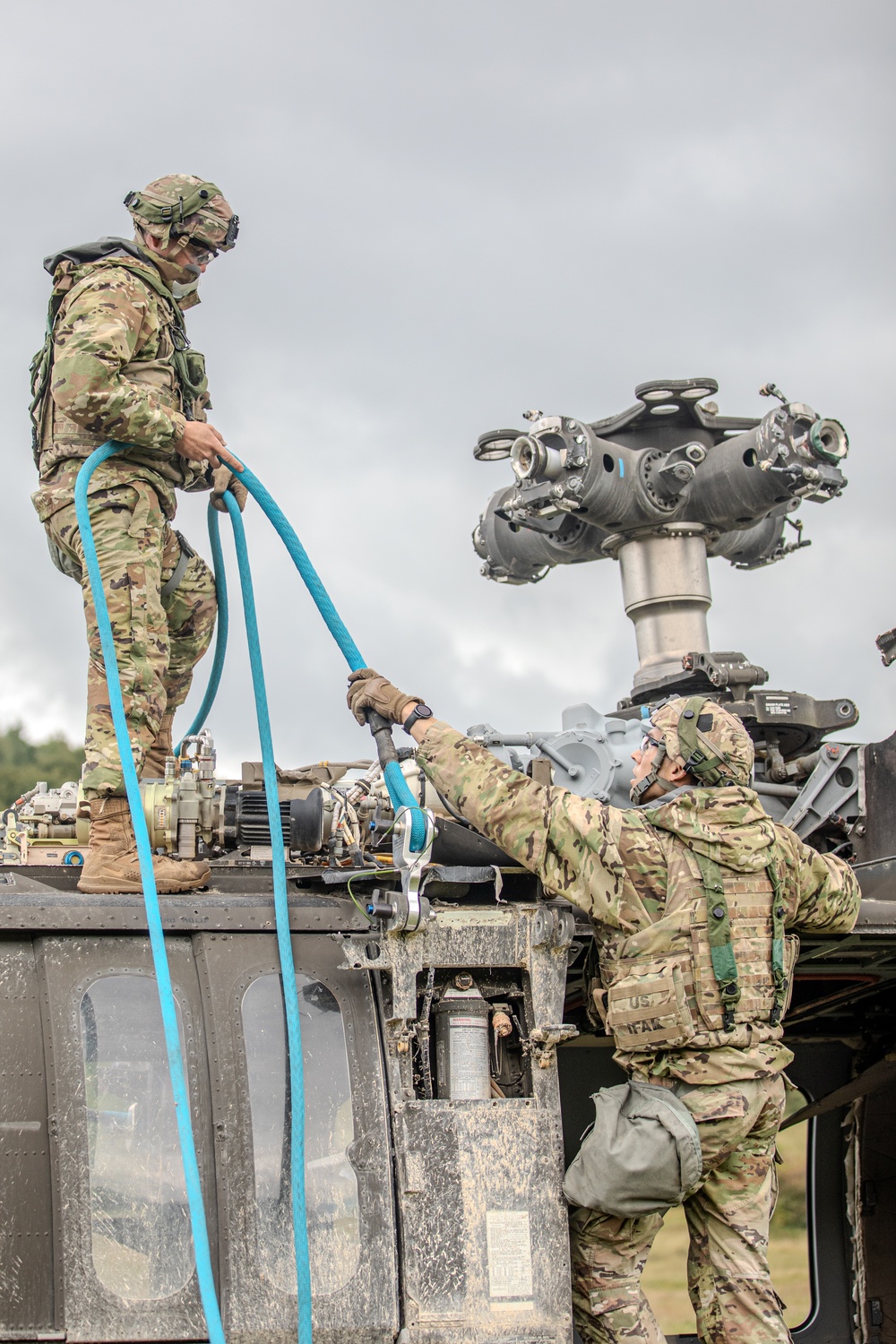 Falcon Team Assesses 2-501st Aviation’s DART and CBRN Readiness at JMRC, Saber Junction 25