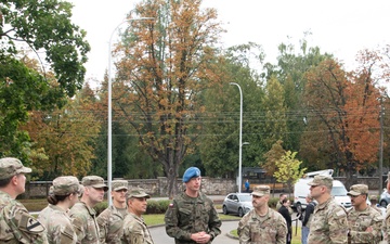 Polish Soldier helps U.S. Soldiers prepare for 9/11 Ceremony