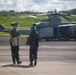 HMLA-169 UH-1Y Venom helicopters arrive at JGSDF Camp Metabaru