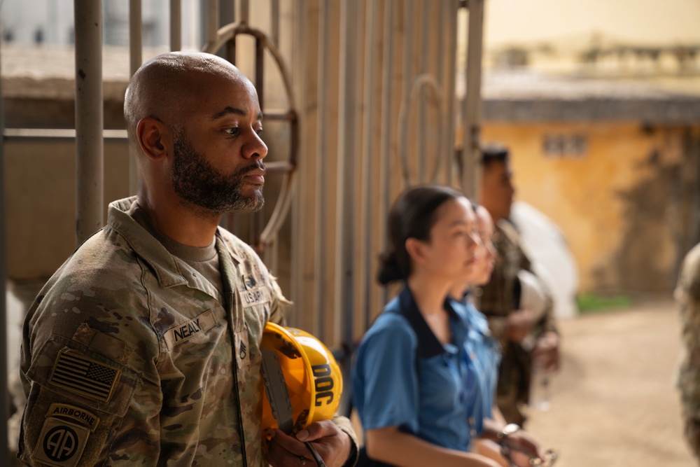 Pacific Friendship 2025: 9th Mission Support Command Engineers build good will, roof at clinic in Vietnam