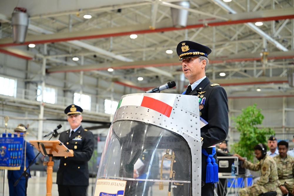 Aviano Air Base welcomes new ITAF commander