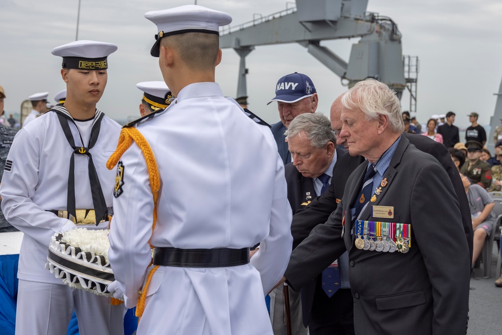 MARFORK Marines participate in at-sea cruise honoring 75th Anniversary of the Incheon Landing