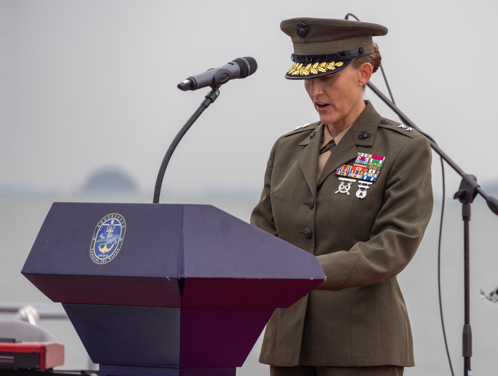 MARFORK Marines participate in at-sea cruise honoring 75th Anniversary of the Incheon Landing