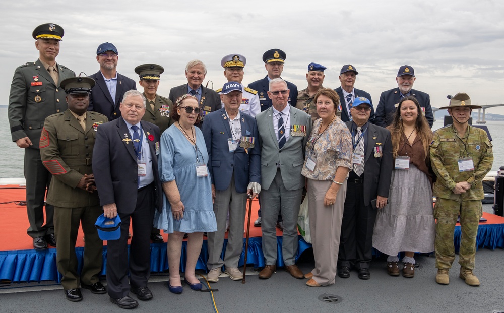 MARFORK Marines participate in at-sea cruise honoring 75th Anniversary of the Incheon Landing