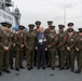 MARFORK Marines participate in at-sea cruise honoring 75th Anniversary of the Incheon Landing