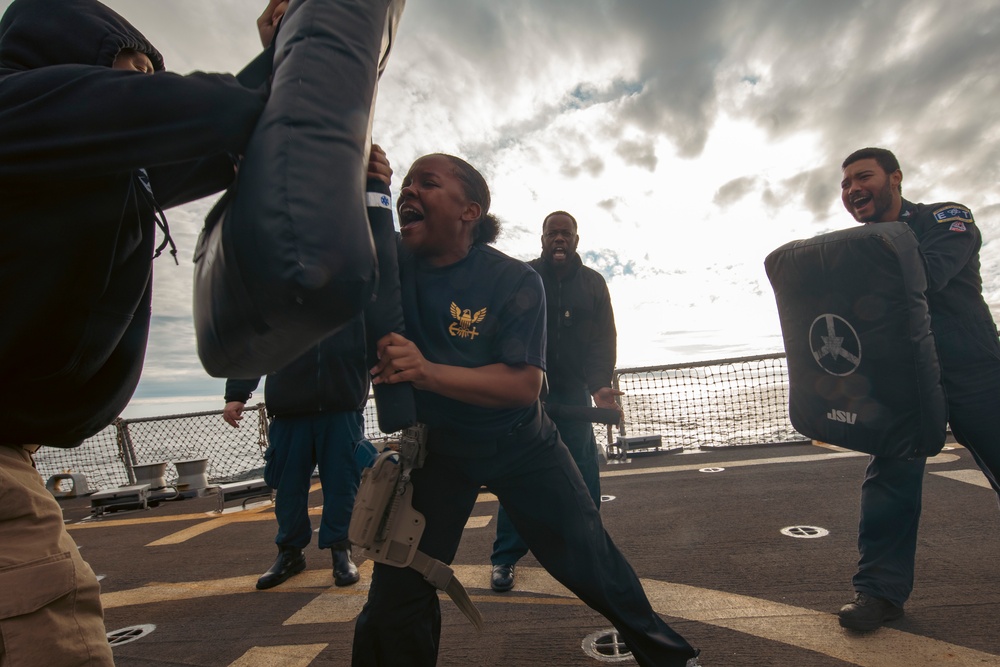 USS Winston S. Churchill Conducts Daily Operations