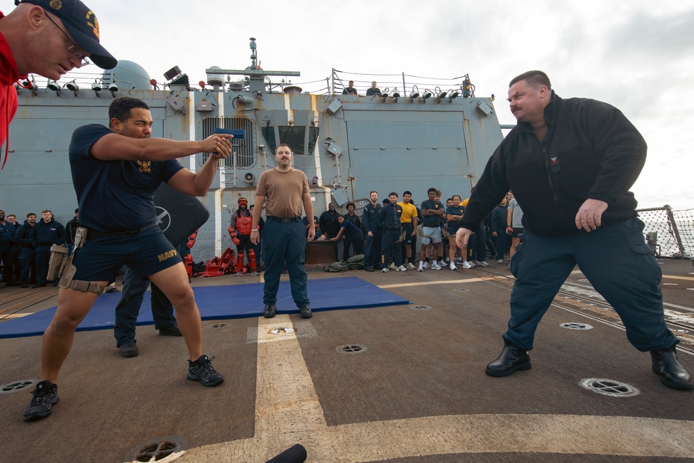 USS Winston S. Churchill Conducts Daily Operations