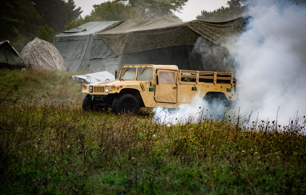 Simulated Chemical Attack at Saber Junction 25