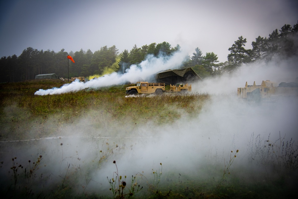 Simulated Chemical Attack at Saber Junction 25