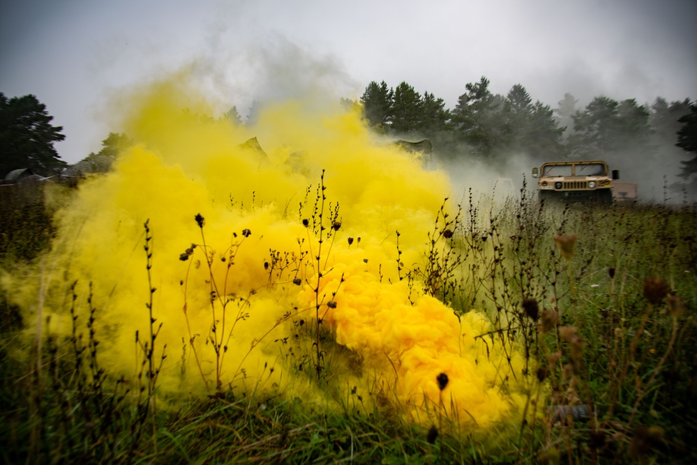 Simulated Chemical Attack at Saber Junction 25
