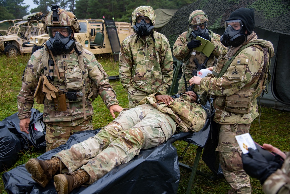 Simulated Chemical Attack at Saber Junction 25