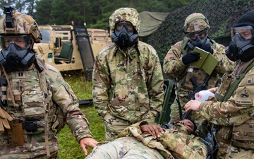 Simulated Chemical Attack at Saber Junction 25